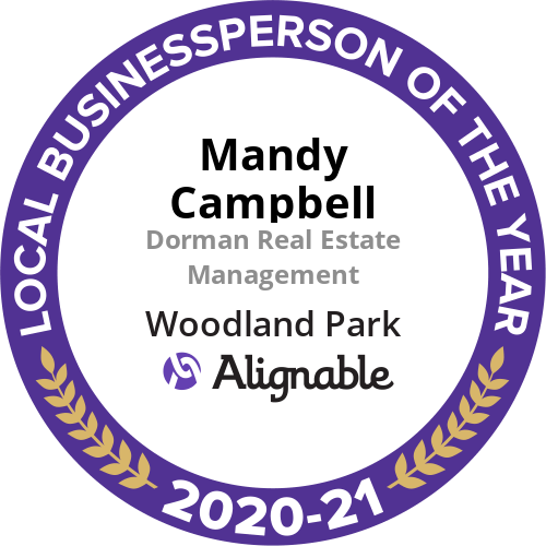 Alignable local business person of the year for 2021 Logo